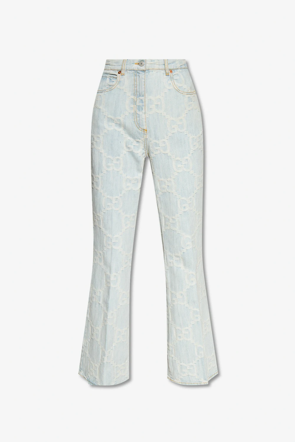 Jeansy z monogramem