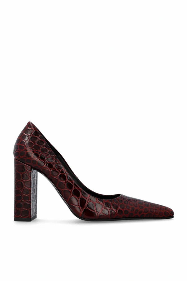 BURGUNDY Heeled shoes