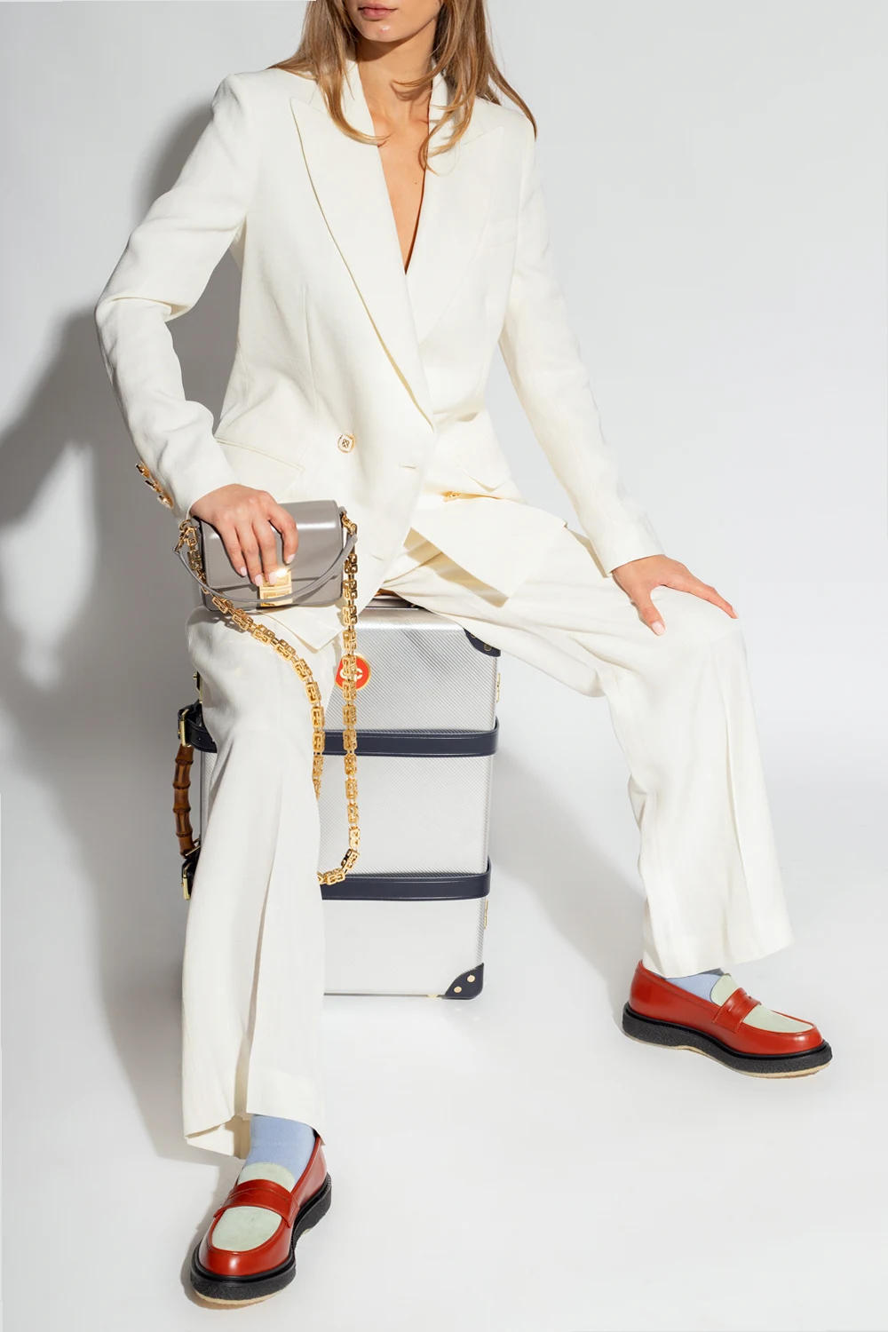 Pleat-front trousers
