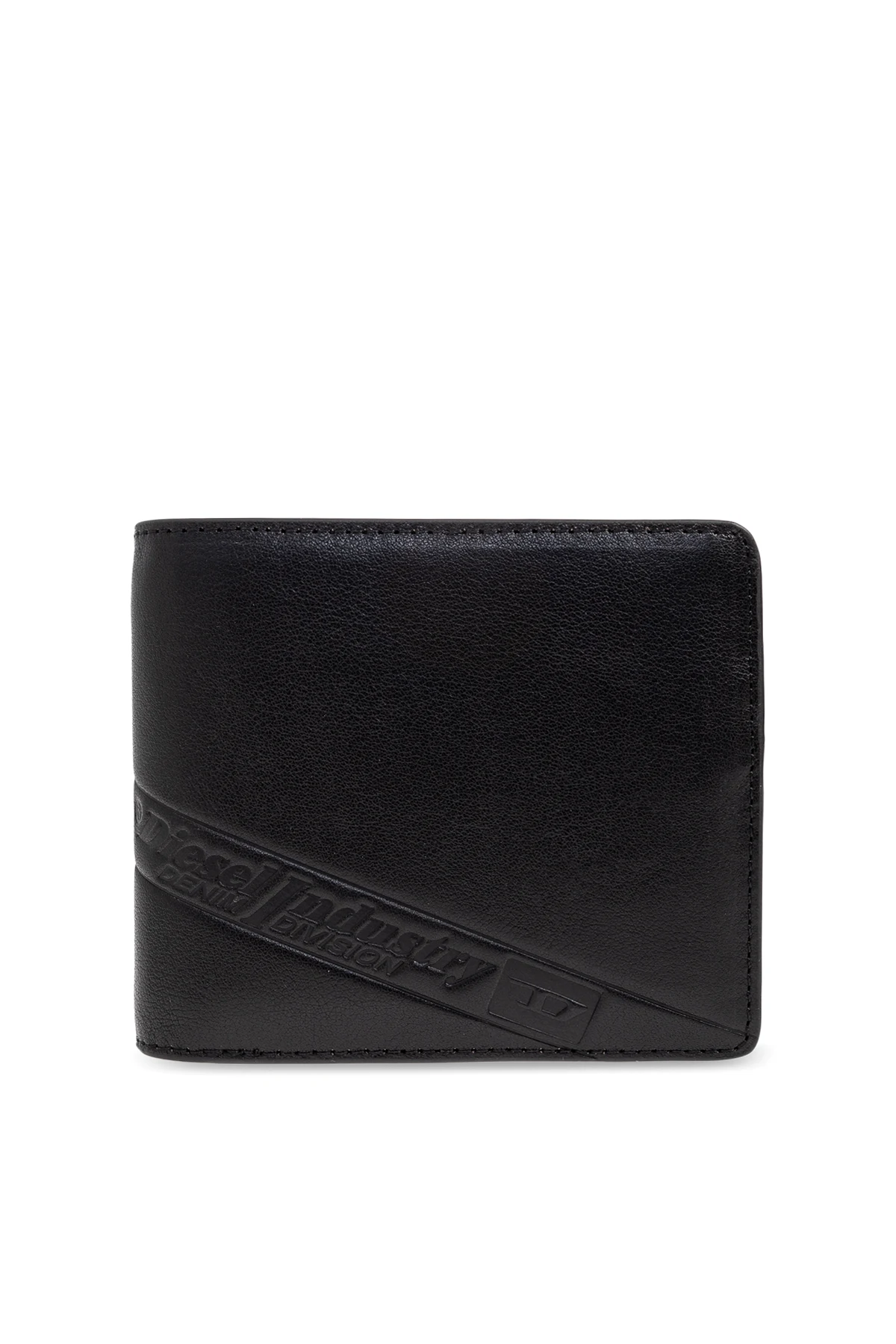 SCHWARZ Portemonnaie ‘FLAG-D BI-FOLD’