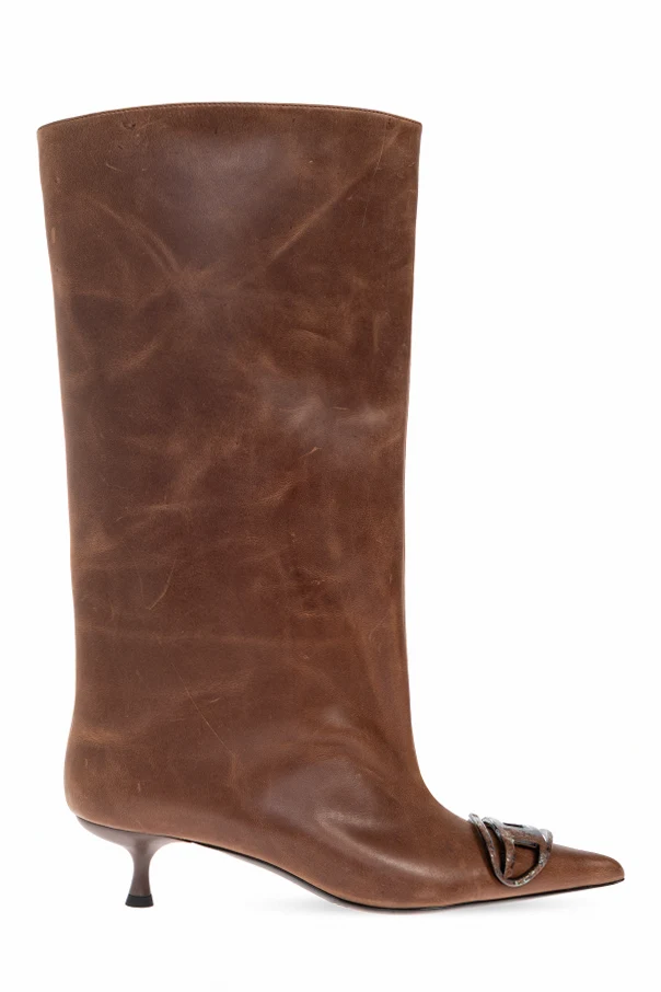 BROWN Heeled boots ‘D-VENUS’