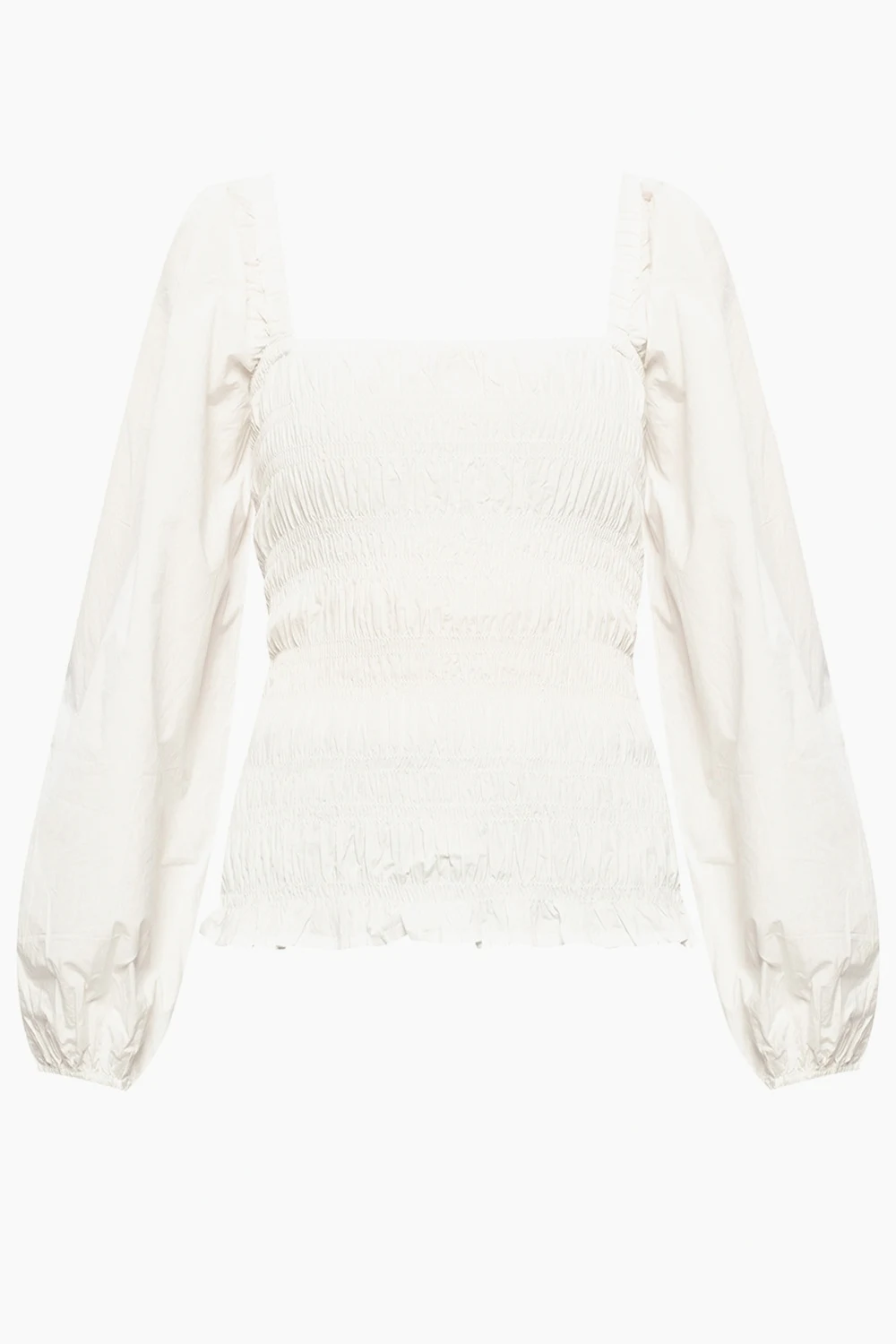 Top with puff sleeves