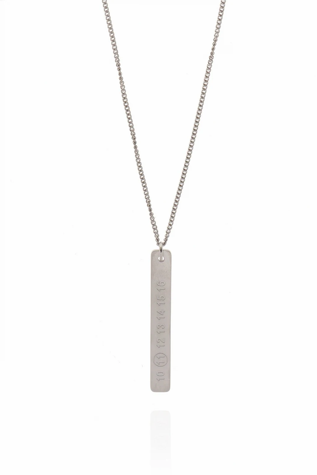 SILVER Logo necklace