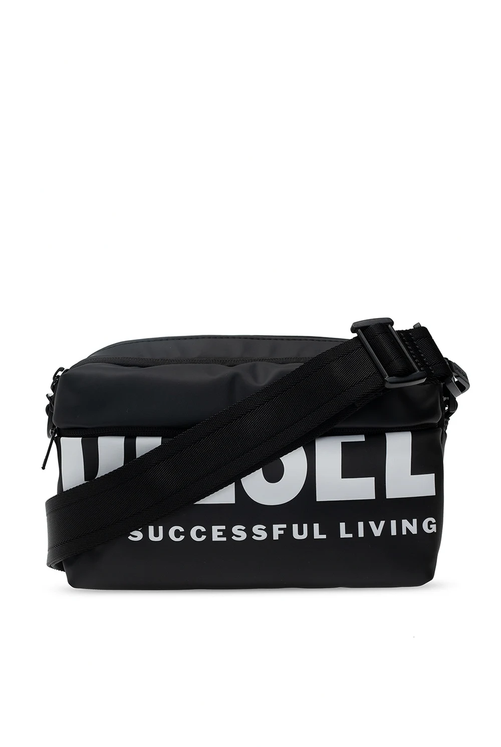 BLACK Logo shoulder bag