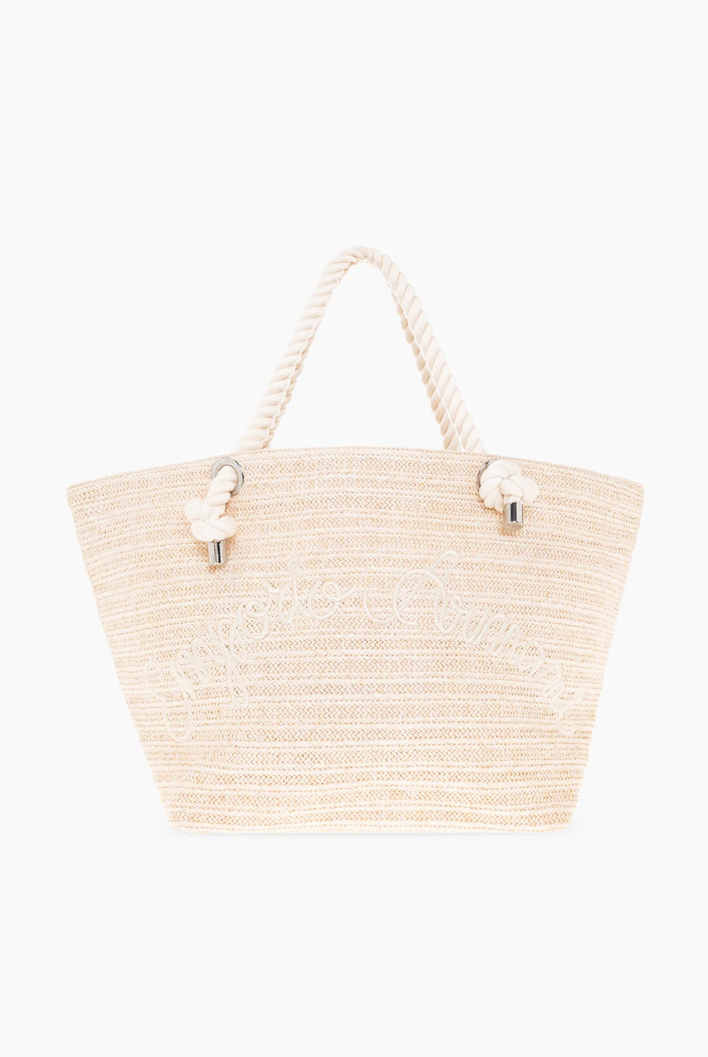 cream Beach bag