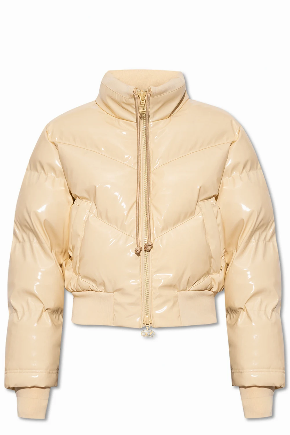 cream ‘W-Crema’ down jacket