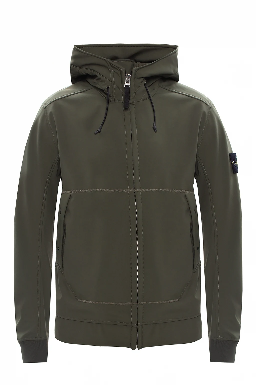 Logo-patched jacket