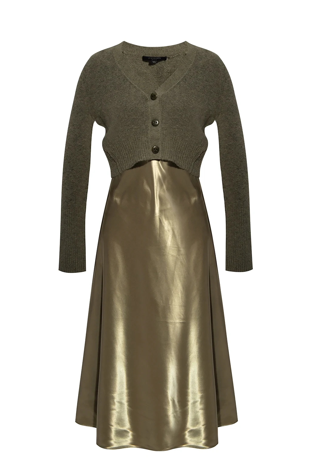 GREEN ‘Orri’ two-in-one dress