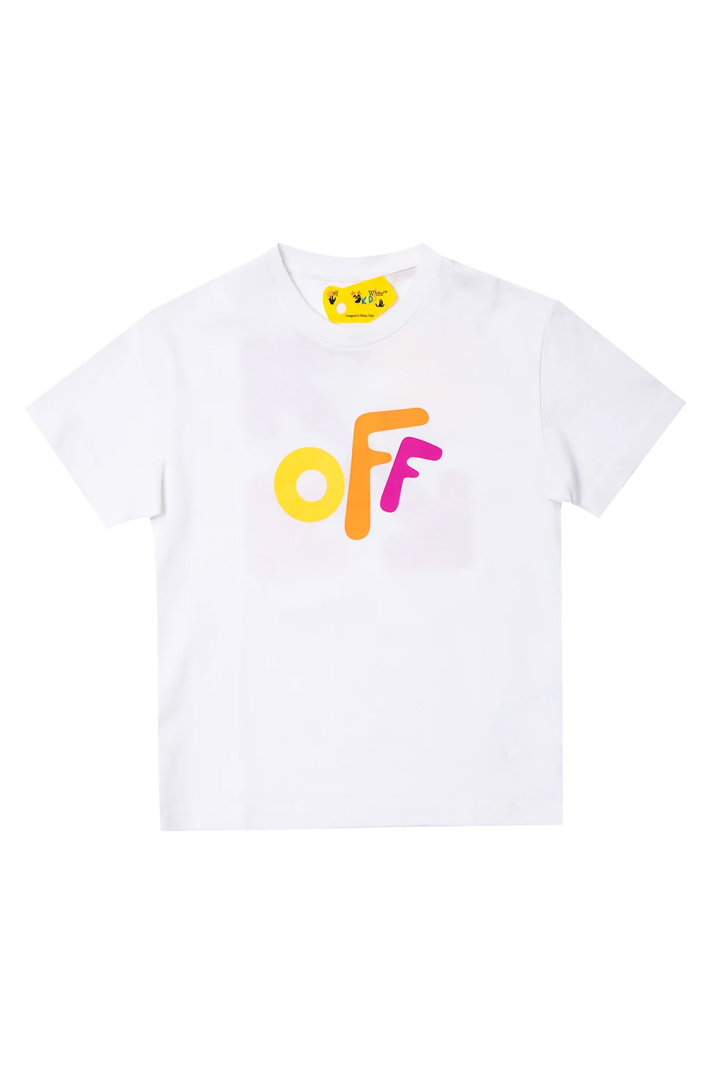 WHITE T-shirt with logo