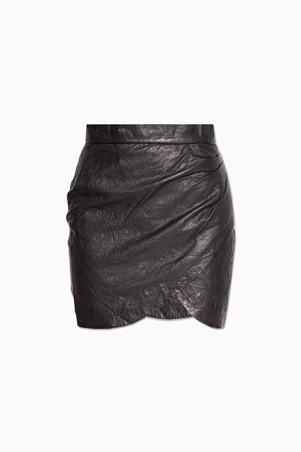 ‘Julipe’ leather skirt