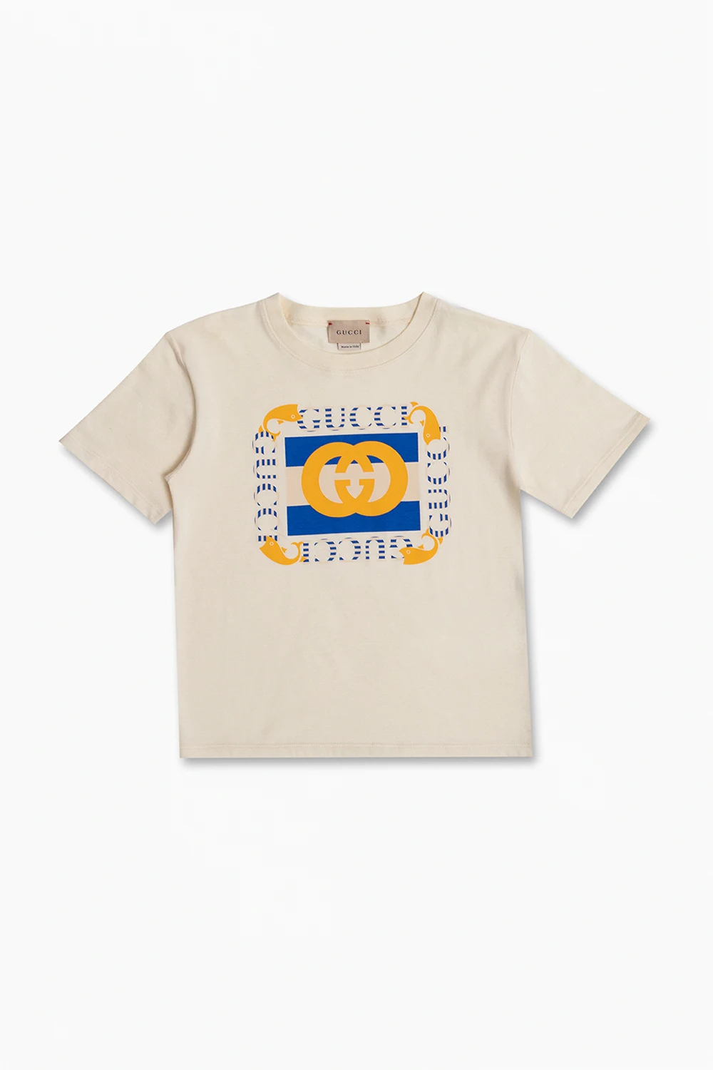 cream Printed T-shirt
