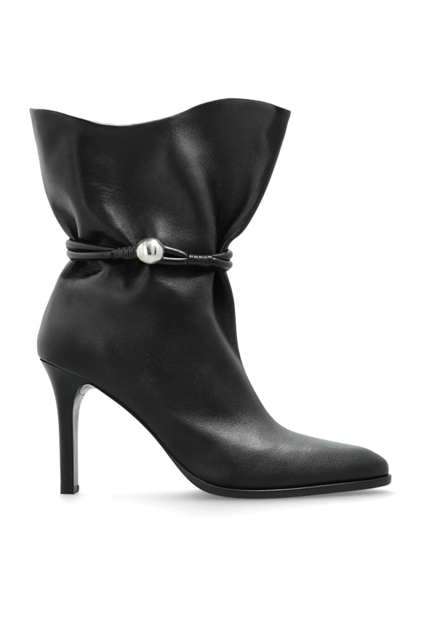 SCHWARZ Stiefeletten mit Absatz "Lolya"