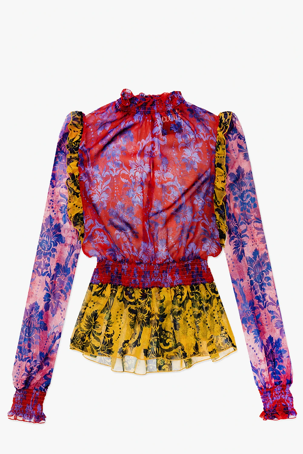 MULTICOLOUR Top with floral motif