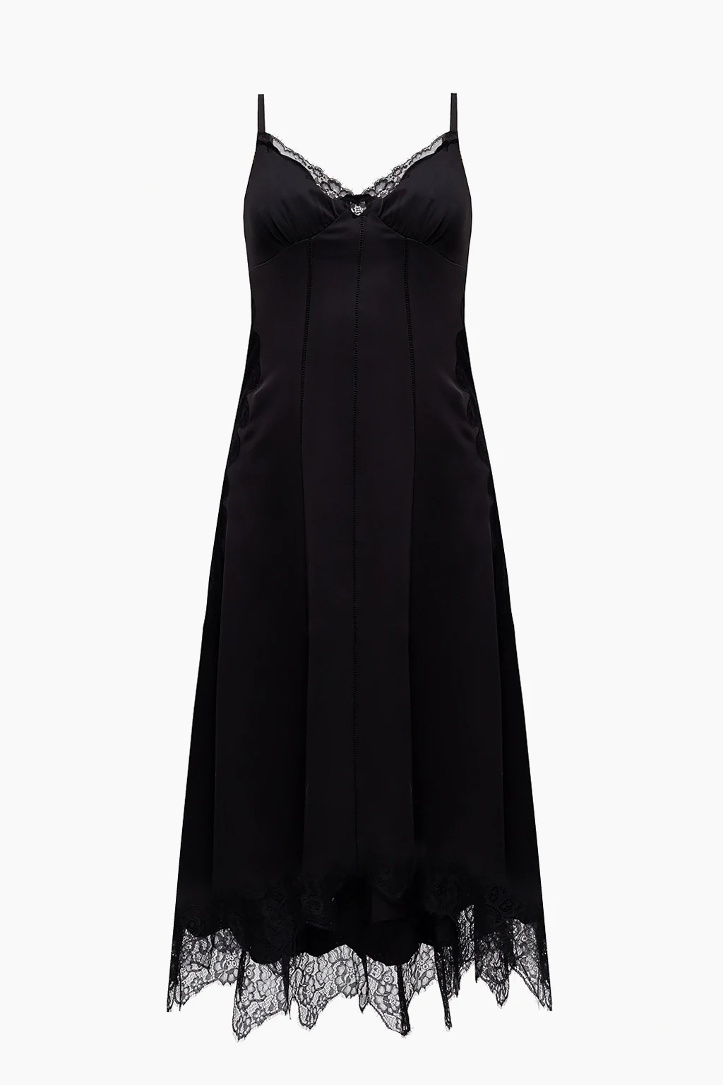 BLACK ‘Lalita’ dress with straps