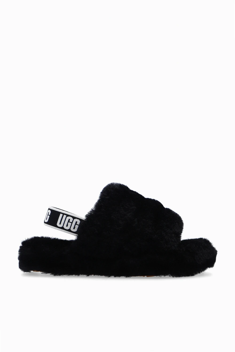 ‘Fluff Yeah’ shearling sandals