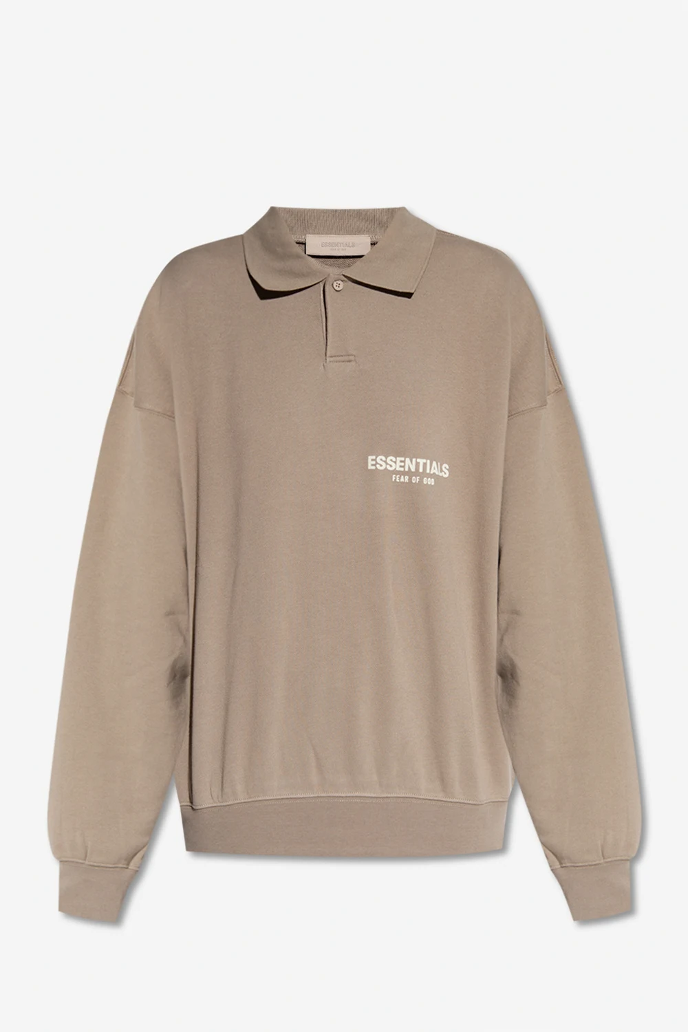 BROWN Sweatshirt with collar
