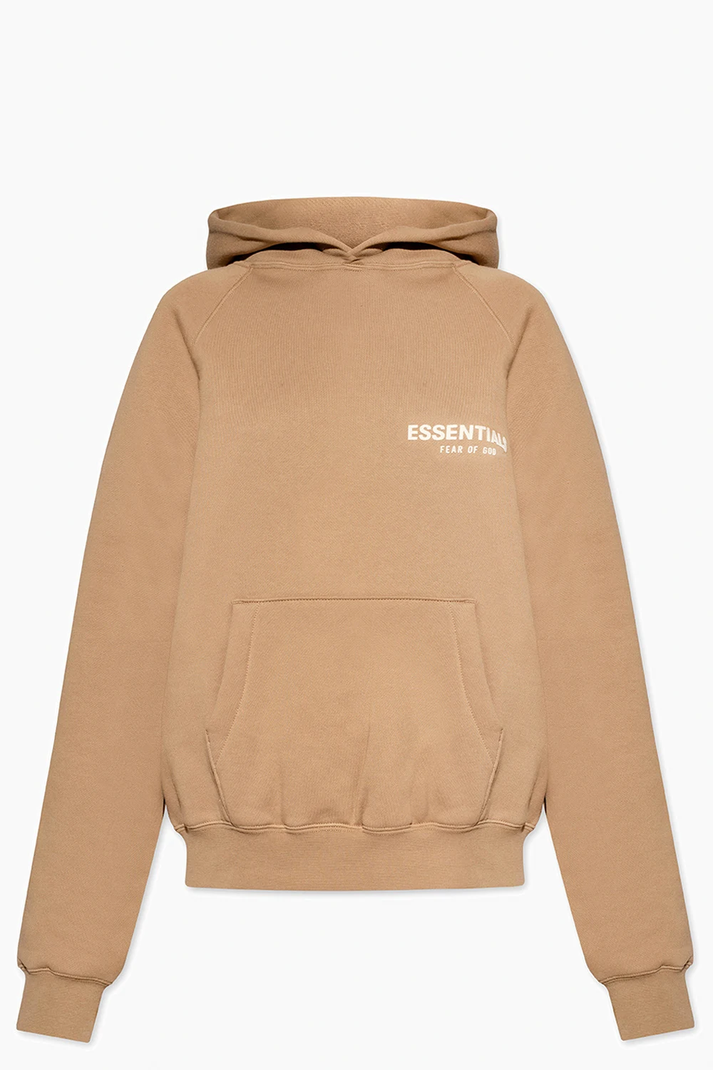 beige Hoodie with logo