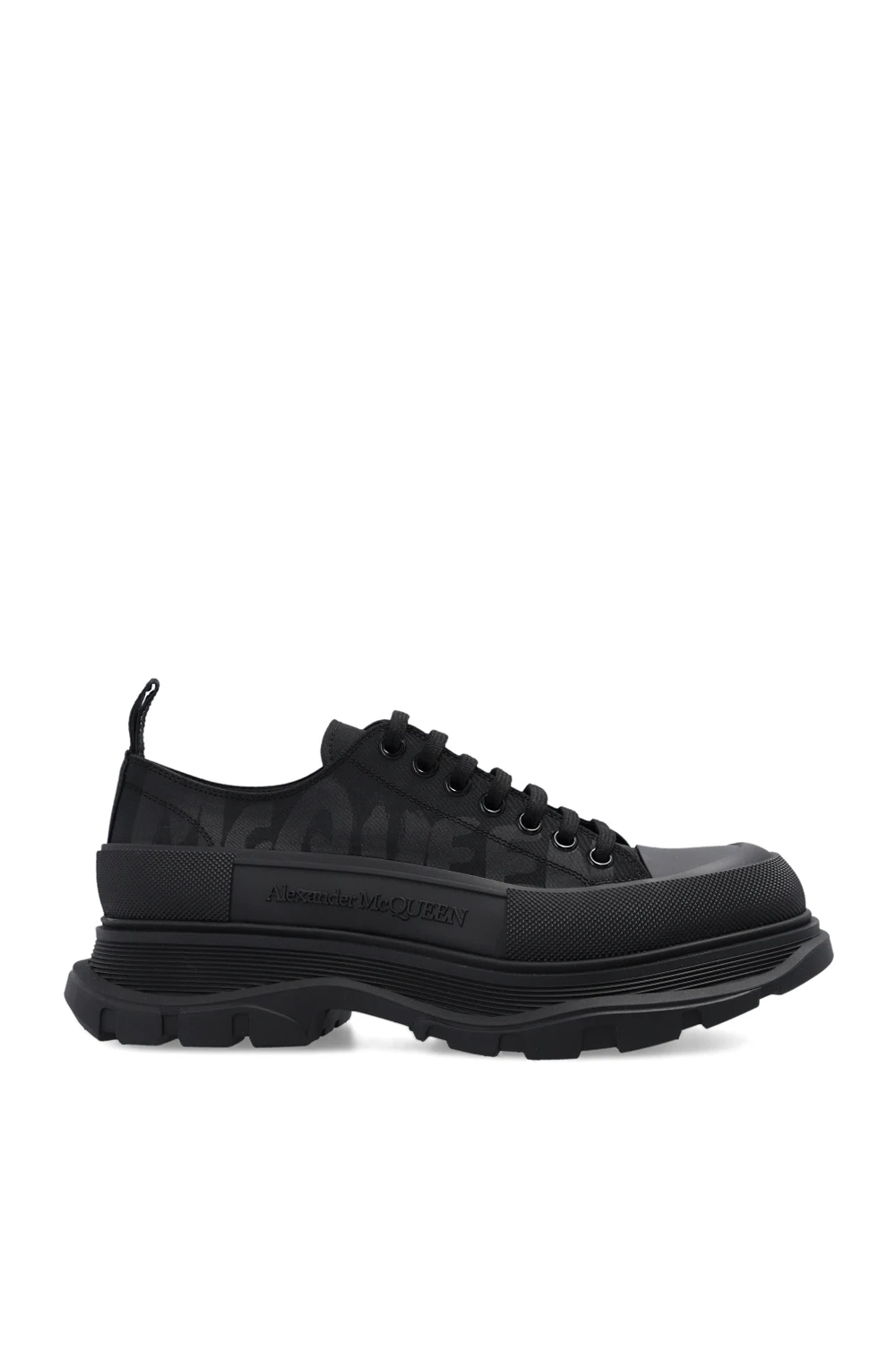 High-top platform sneakers