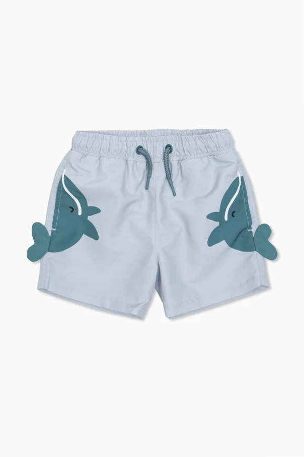BLUE Swim shorts with pockets
