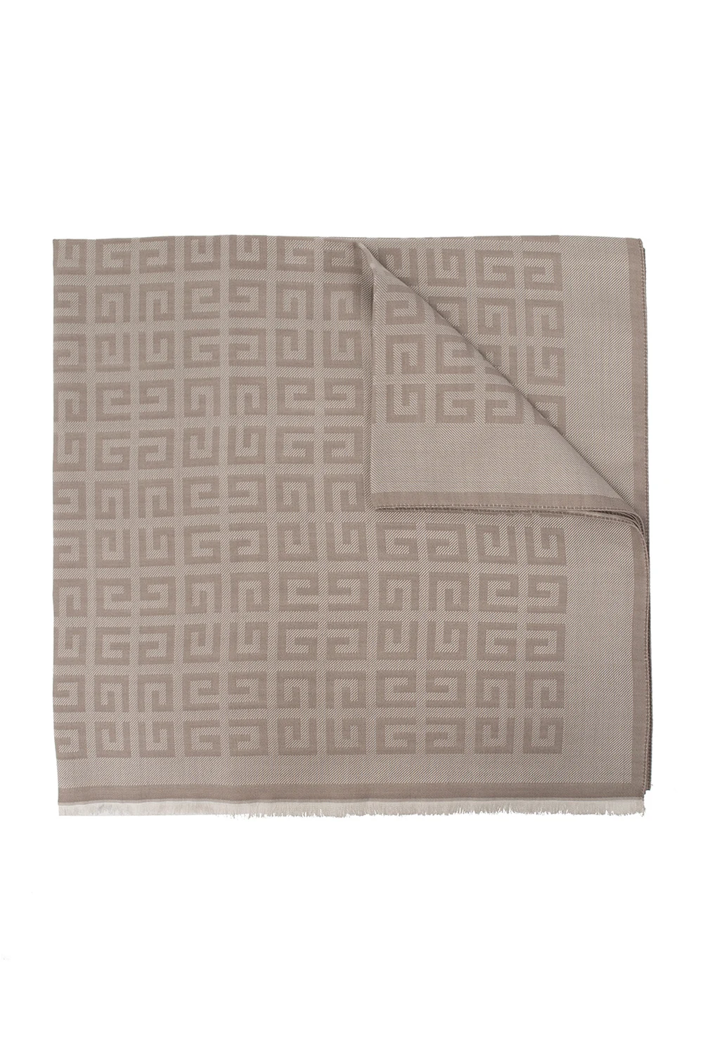 Scarf with monogram