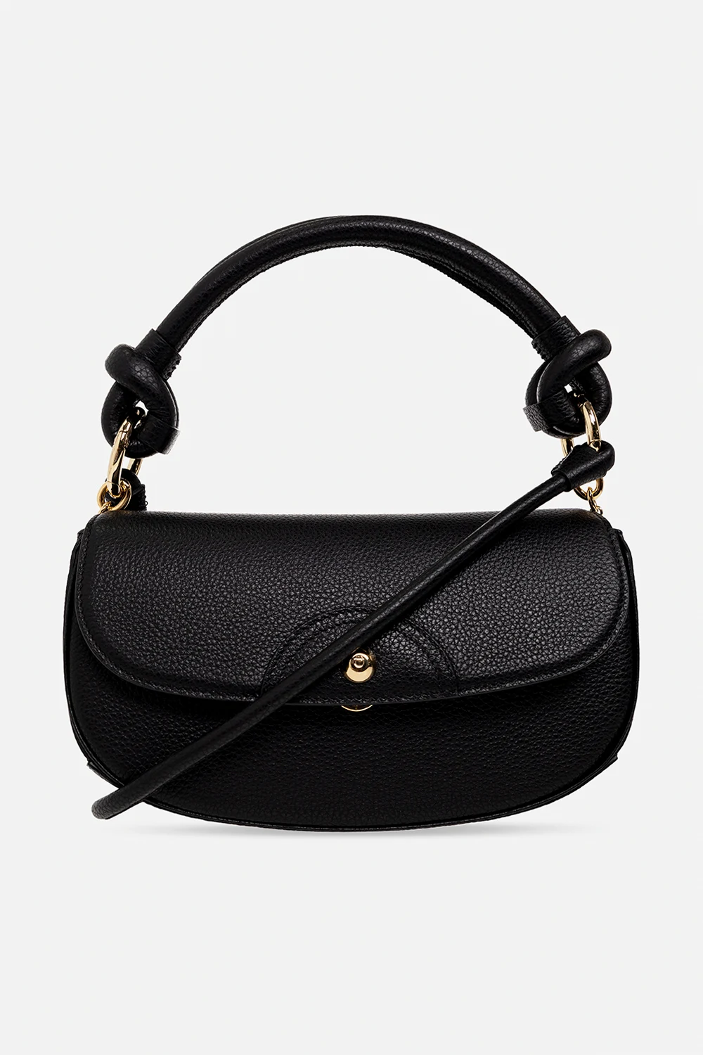‘Glam’ leather shoulder bag