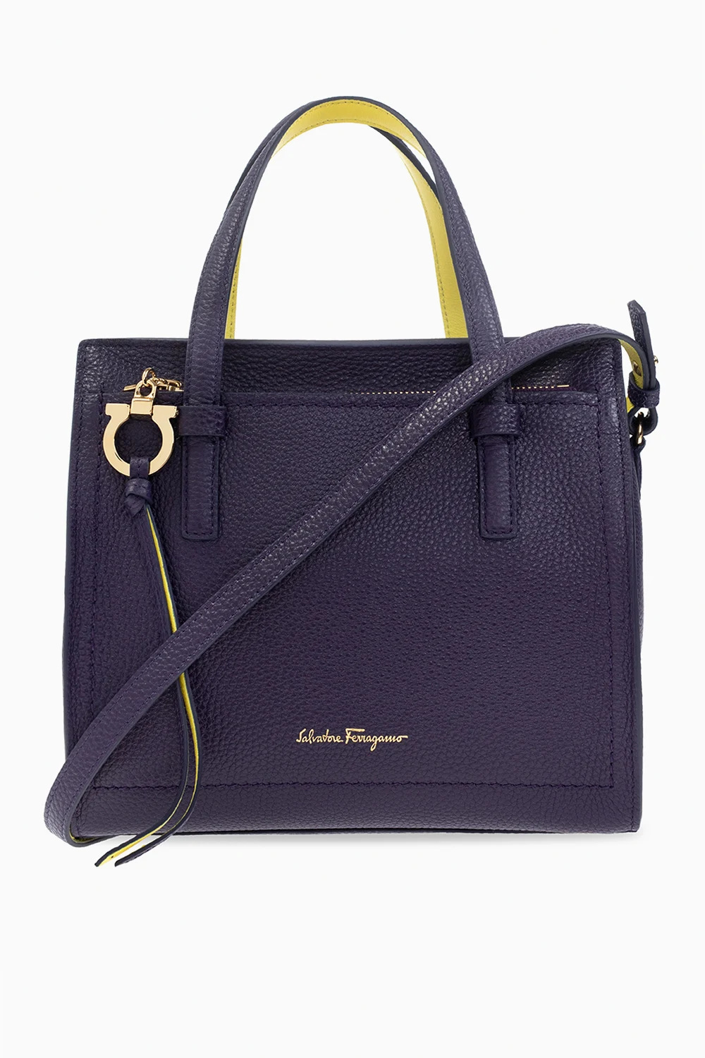 Leather shoulder bag