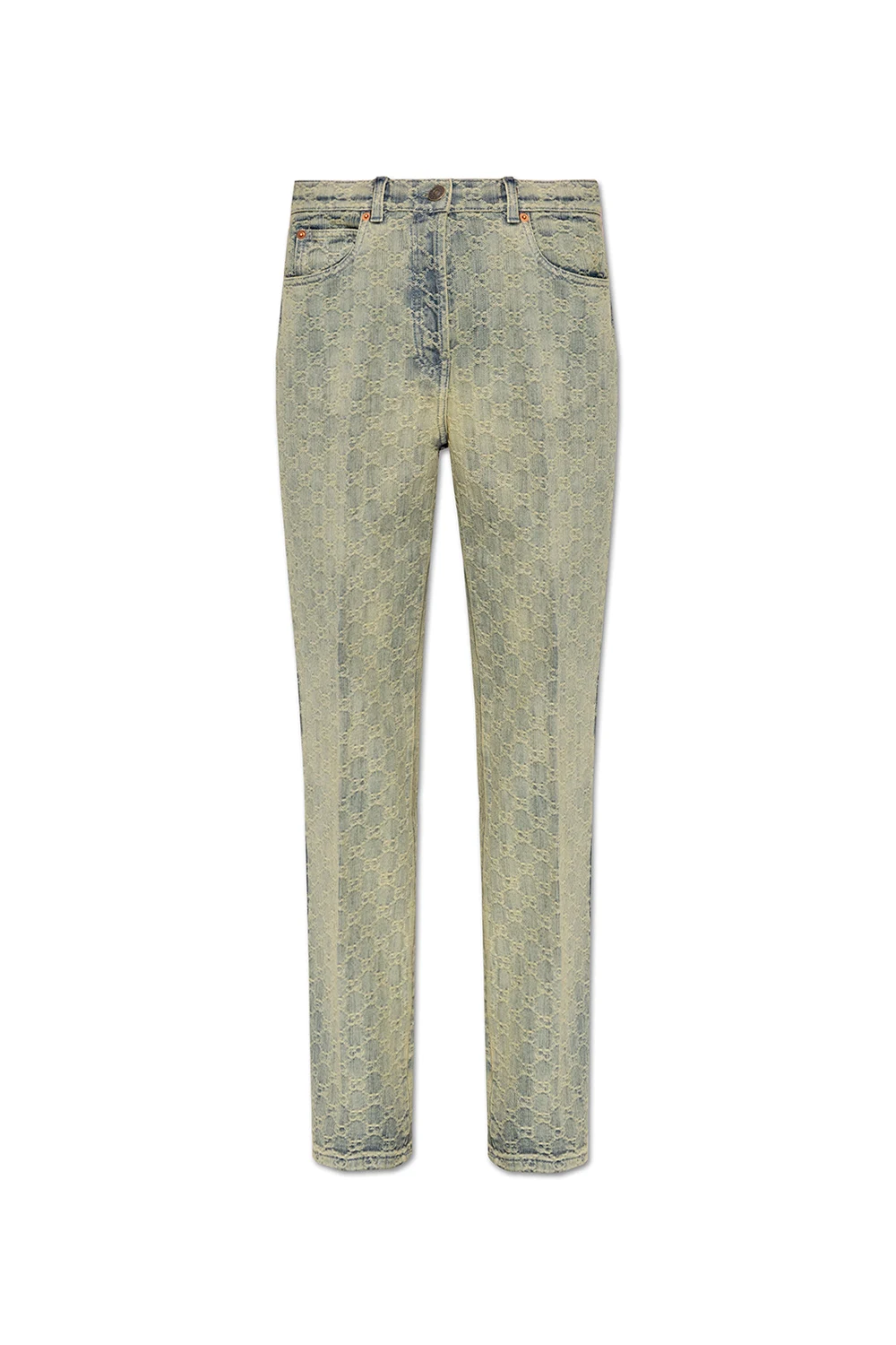 Jeansy z monogramem