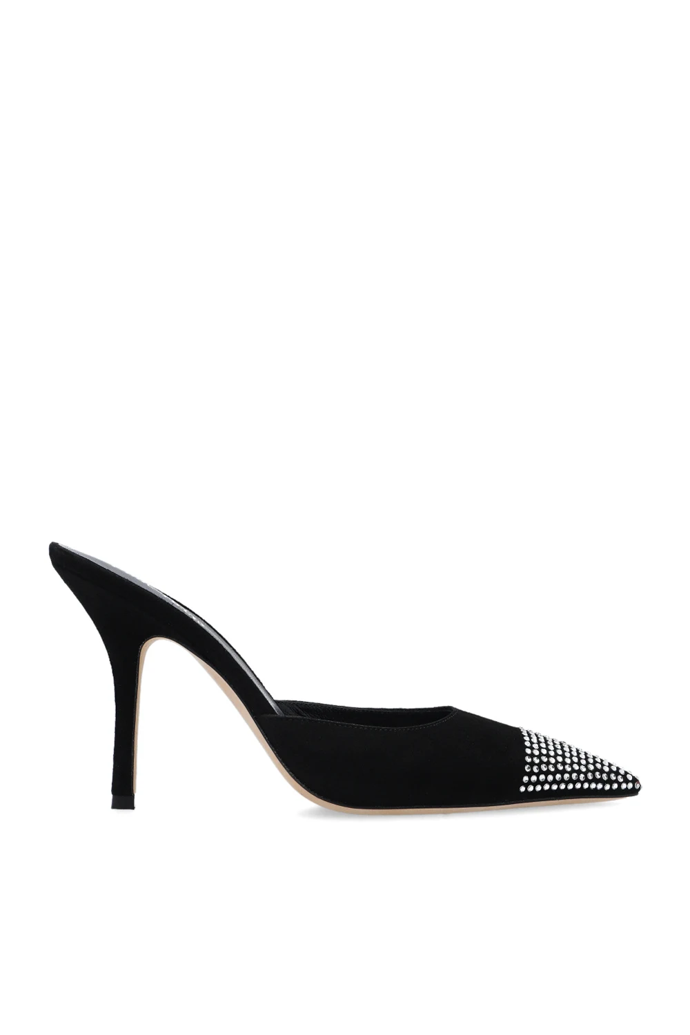 BLACK ‘Holly Cherry’ mules