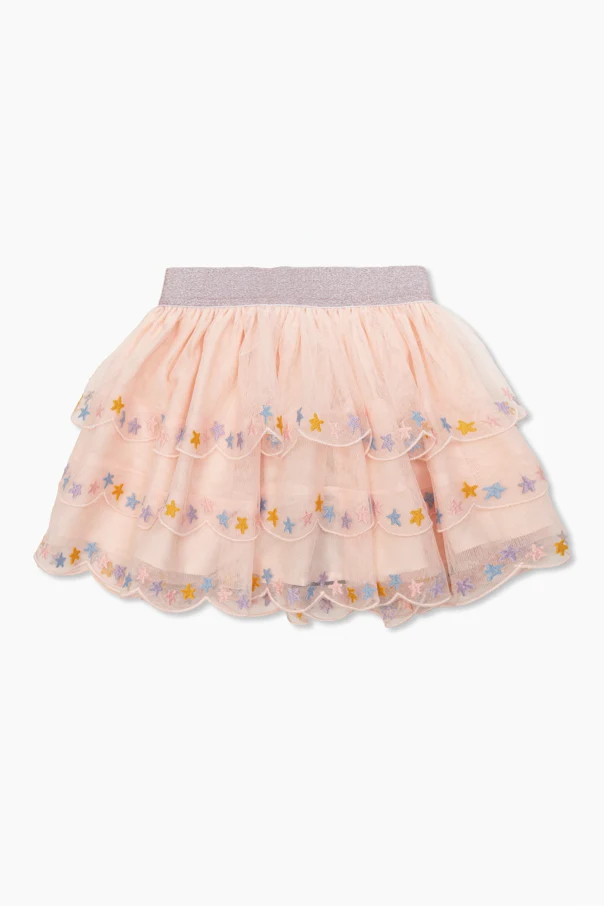 PINK Ruffled skirt