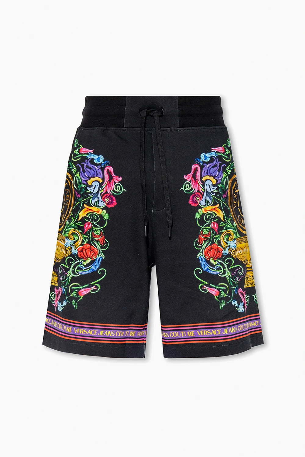 BLACK Printed shorts