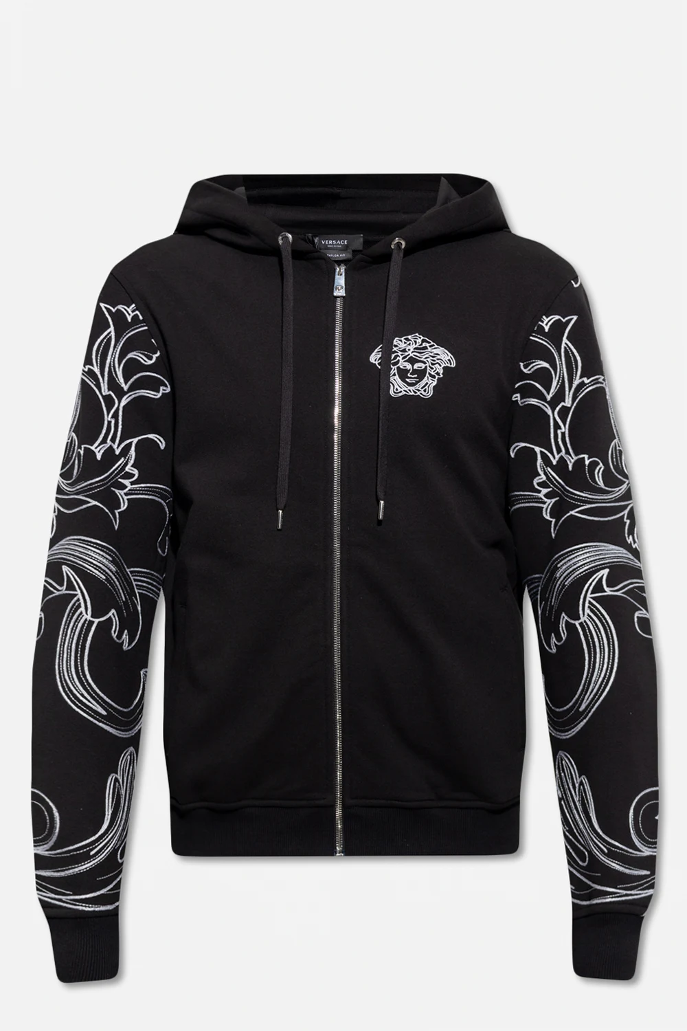 BLACK Zip-up hoodie