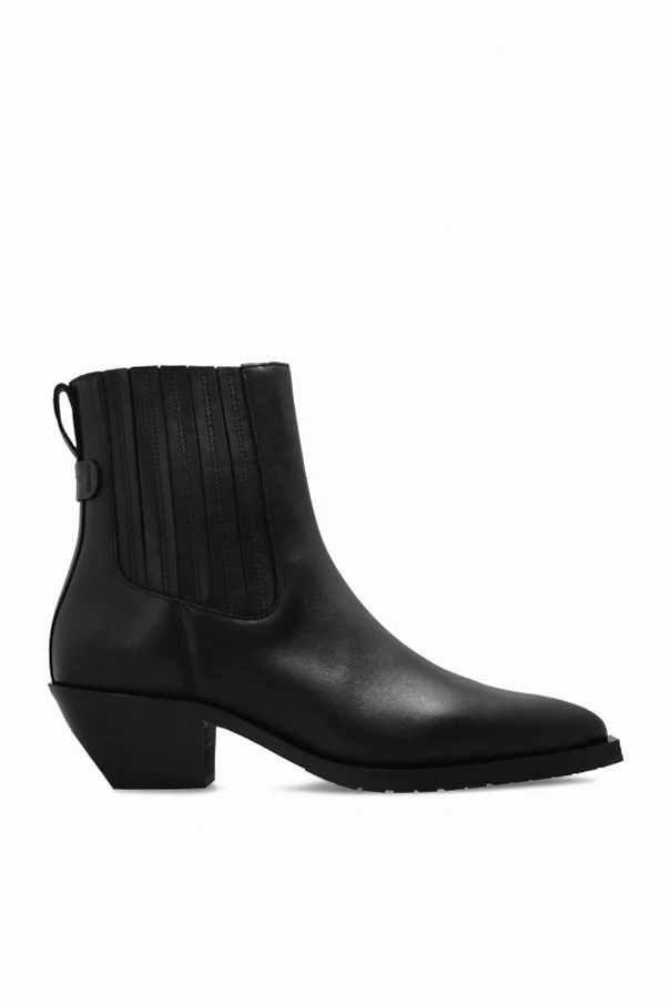 BLACK Heeled ankle boots "Marcie"