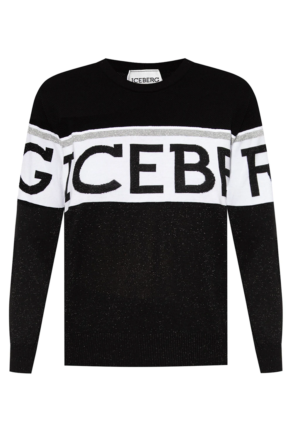 BLACK Sweatshirt with logo