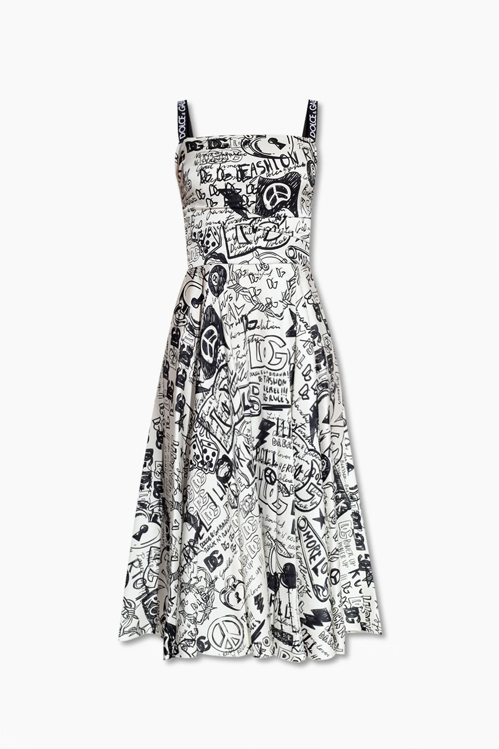 WHITE Sleeveless dress