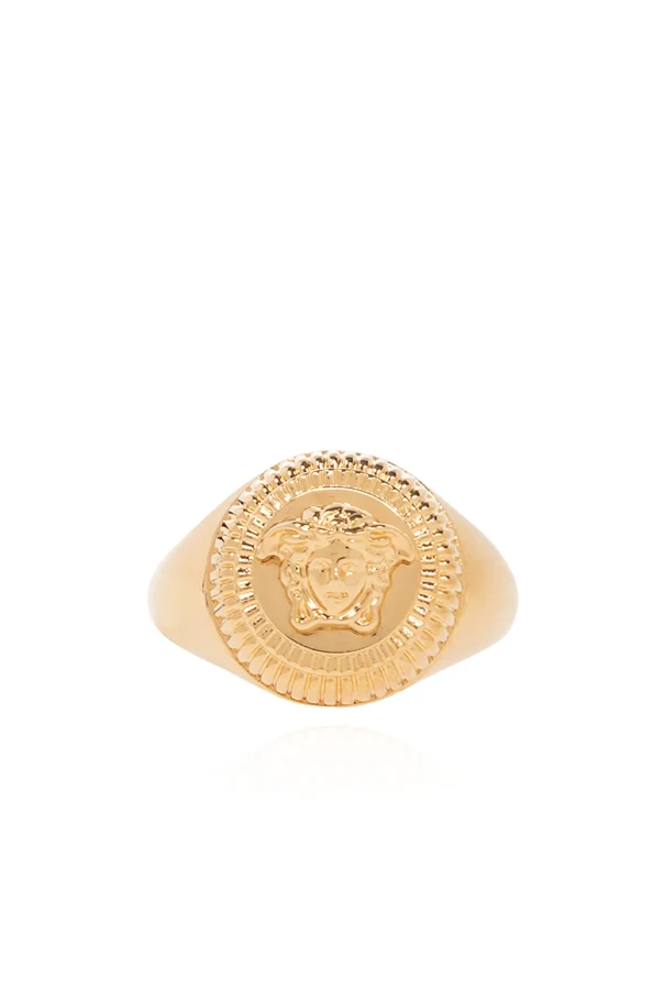 GOLD Medusa head ring
