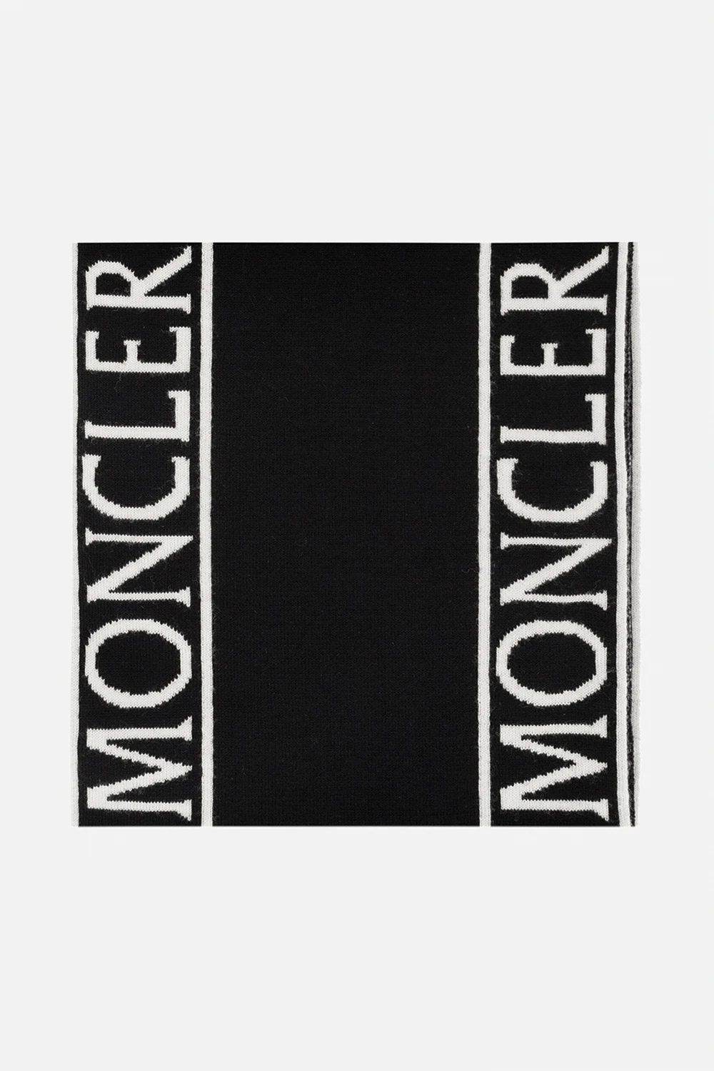 BLACK Wool scarf