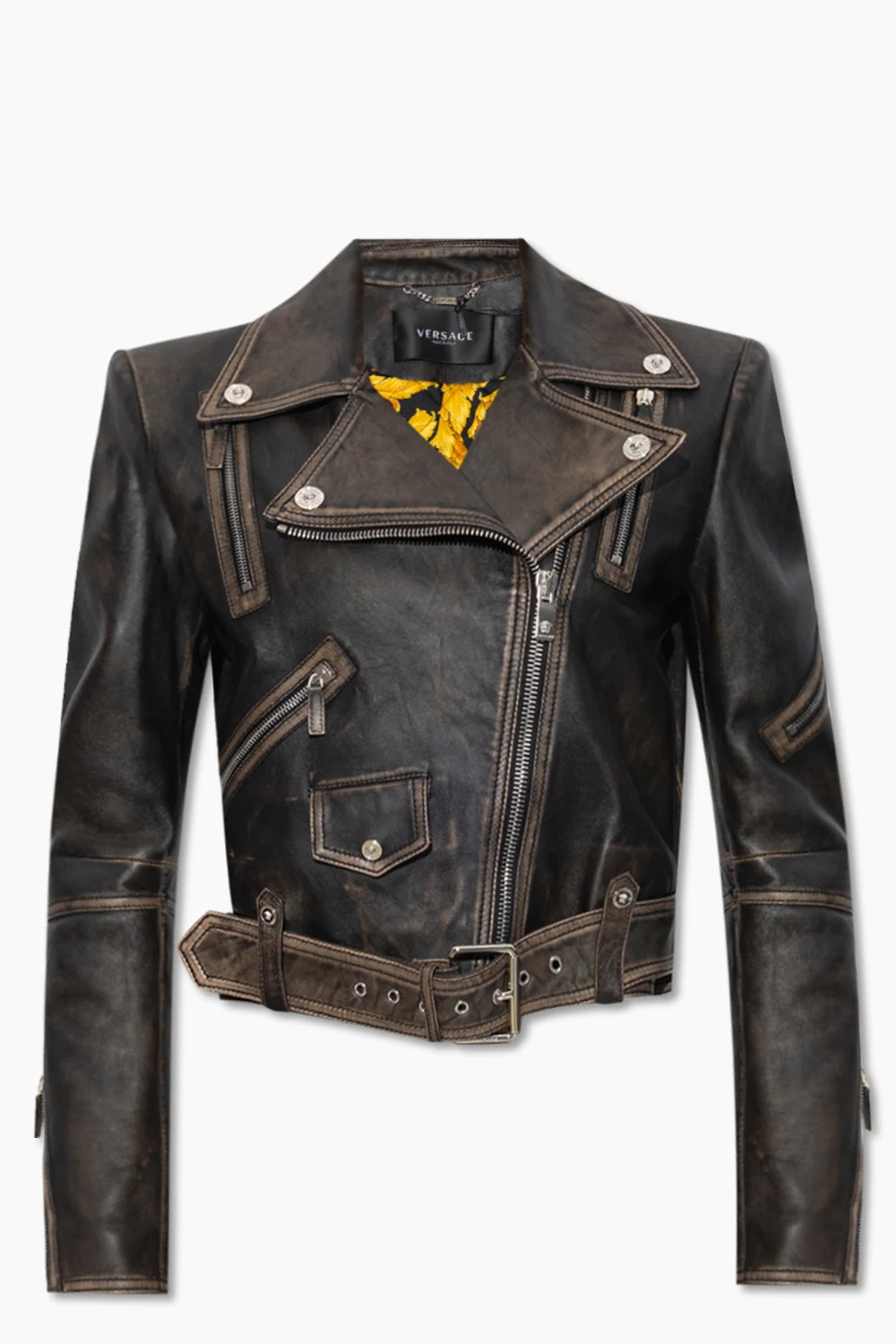 Skórzana kurtka typu ‘biker’