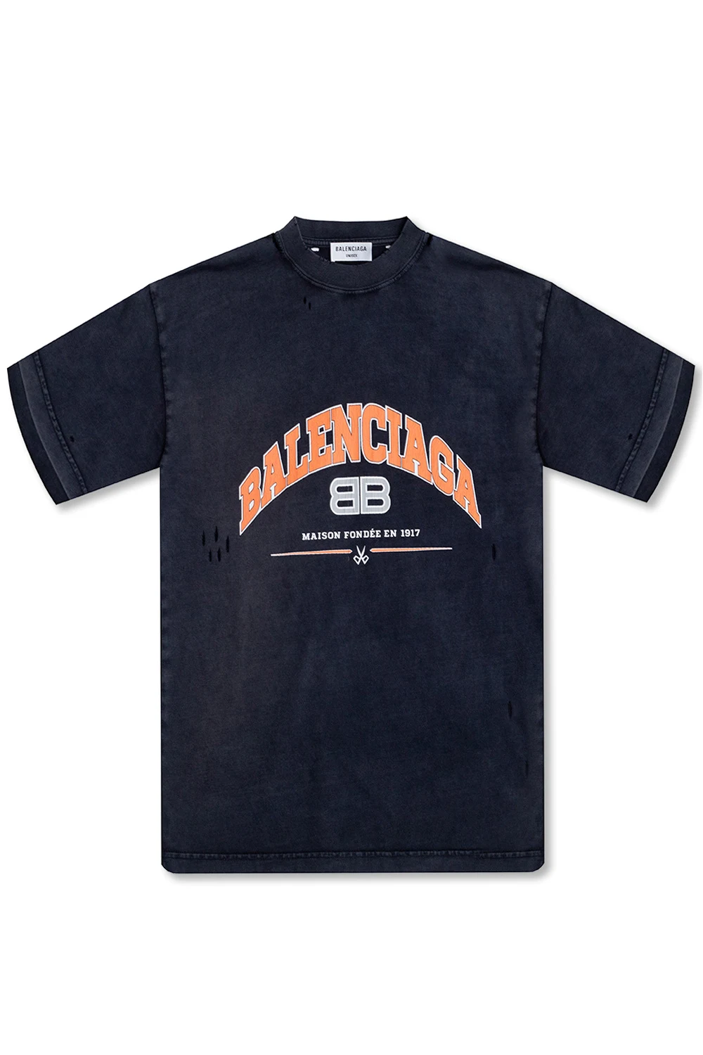 T-shirt with vintage-effect