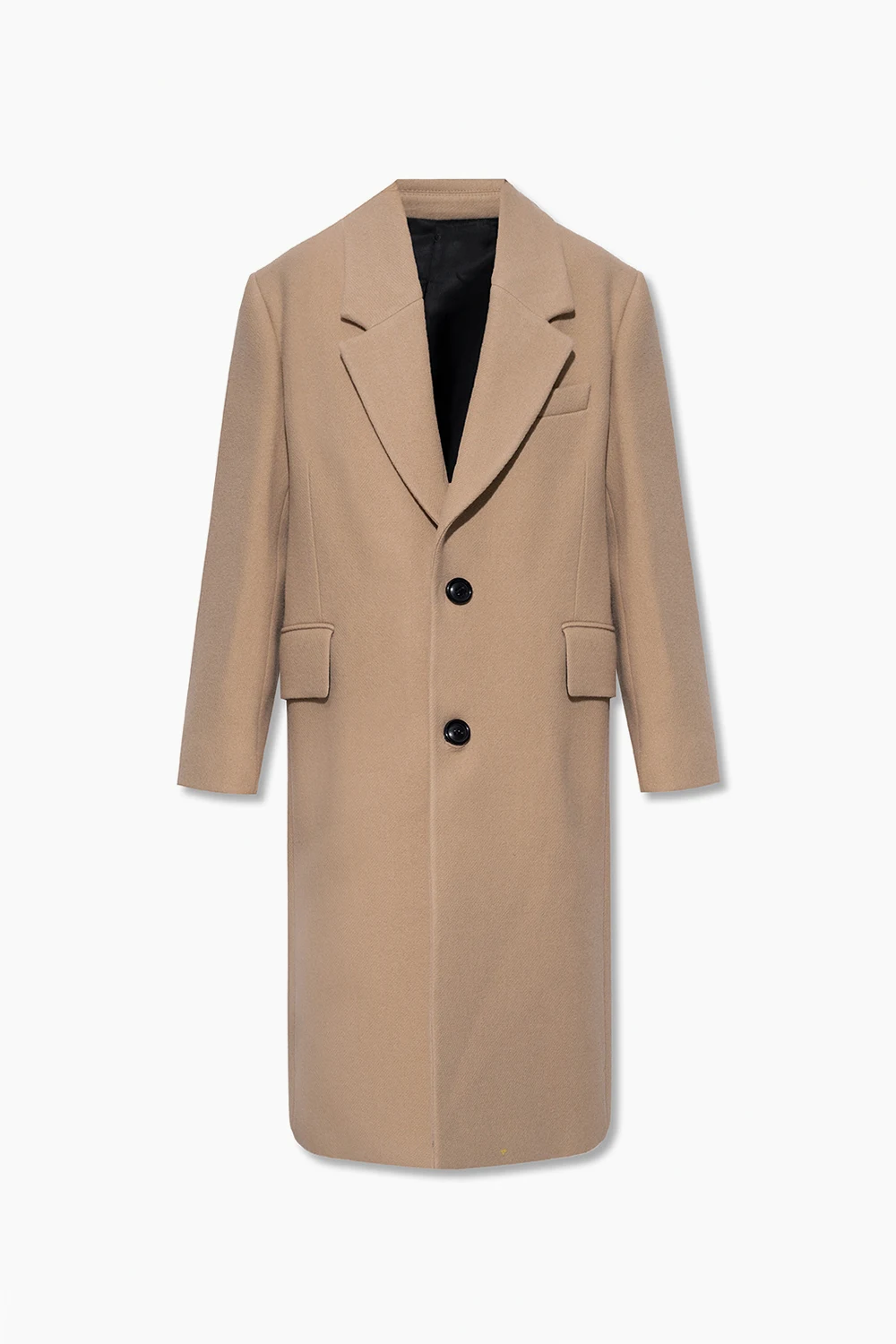 Coat with notch lapels