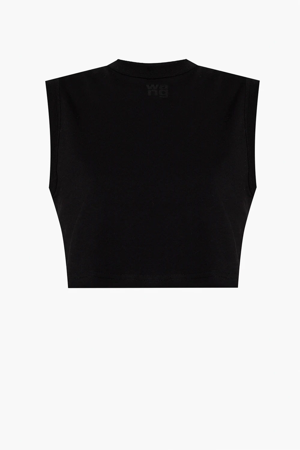 Cropped tank top with logo