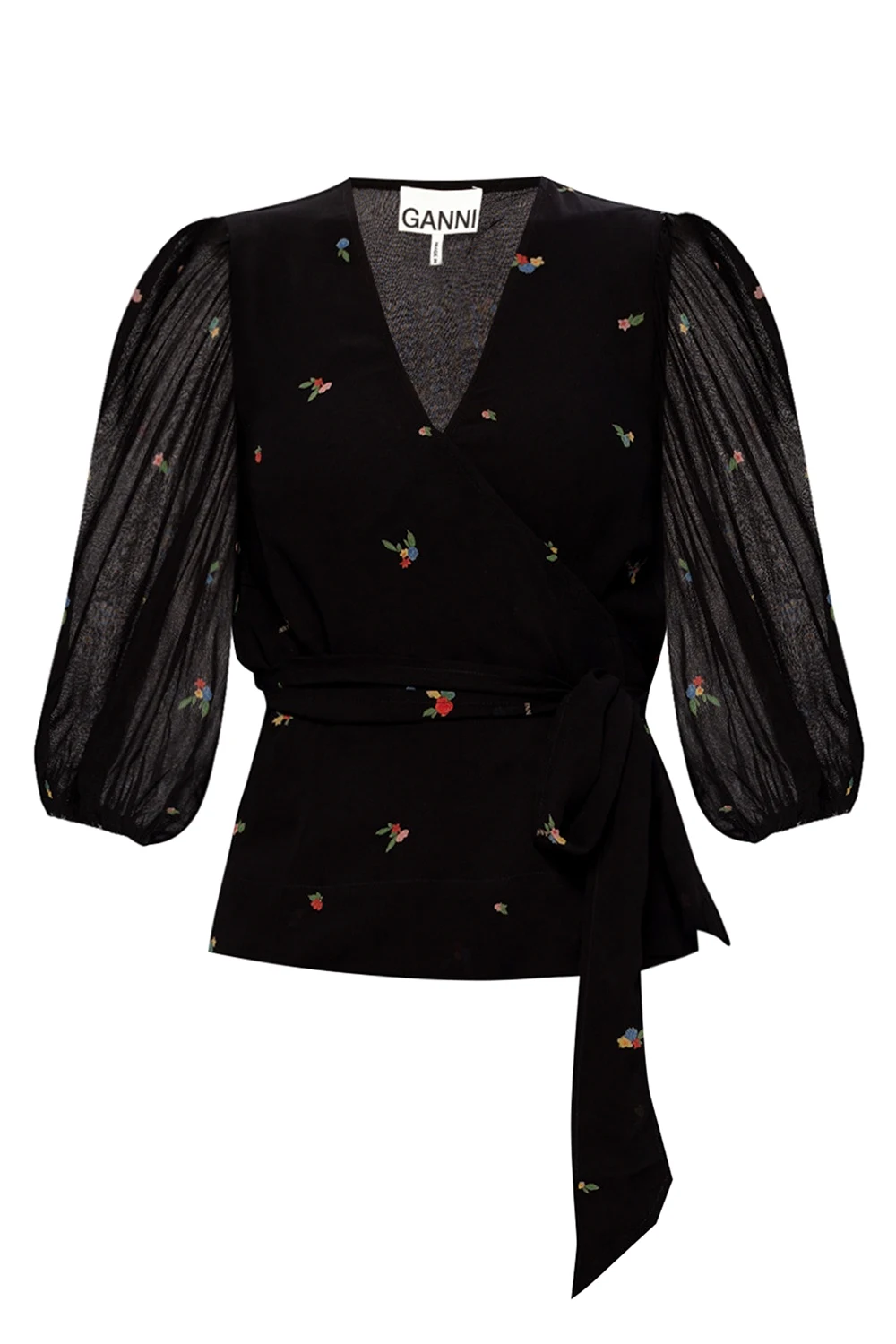 Patterned shirt w/ short sleeves