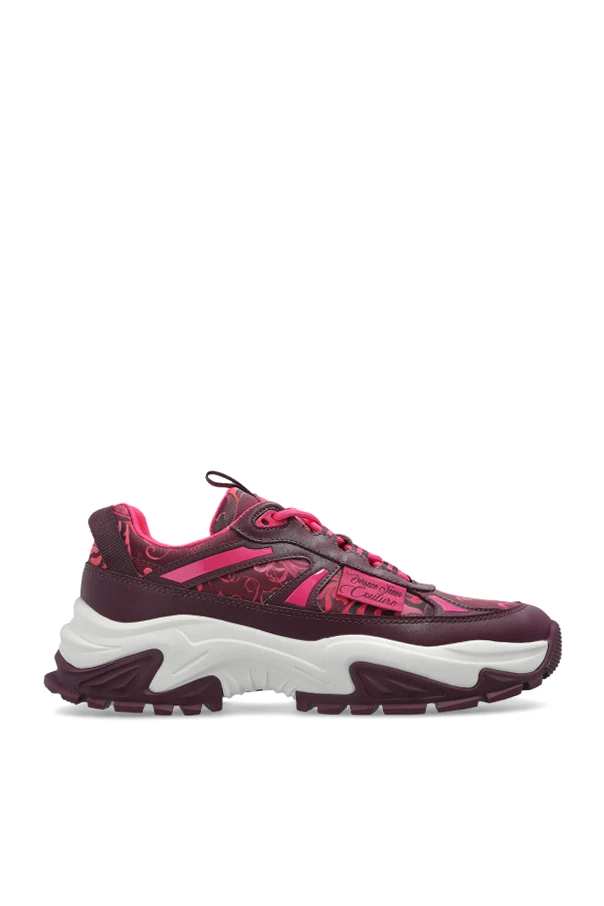 BURGUNDER Sportschuhe mit "barocco"-Print