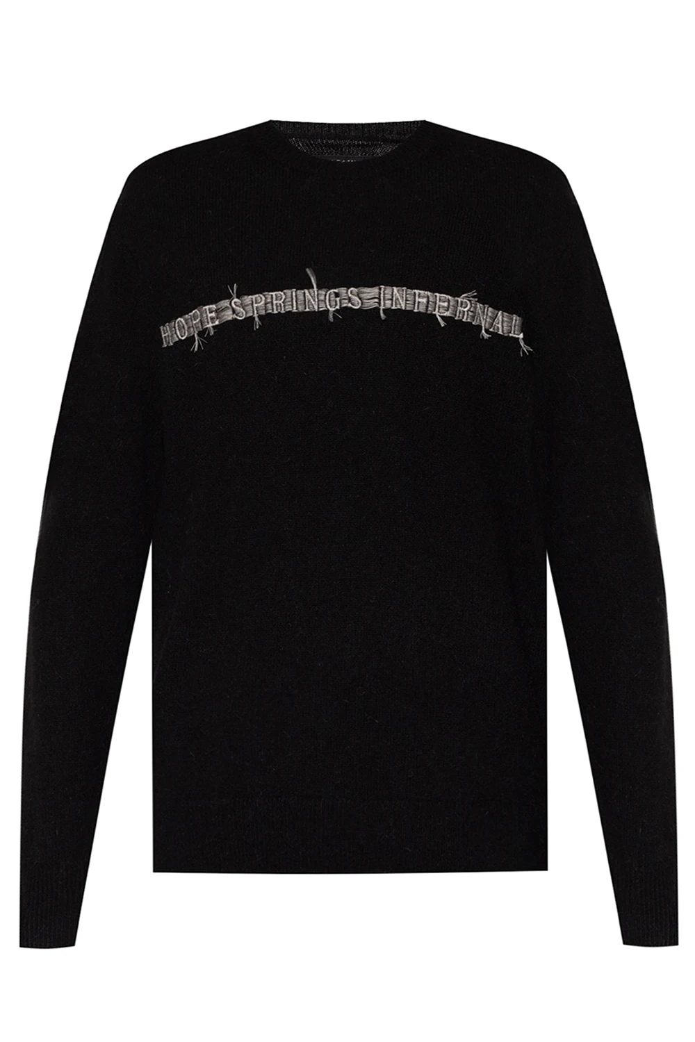 BLACK ‘Hope’ sweater with logo