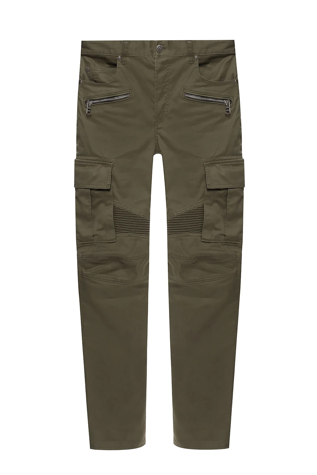 GREEN Trousers with pockets