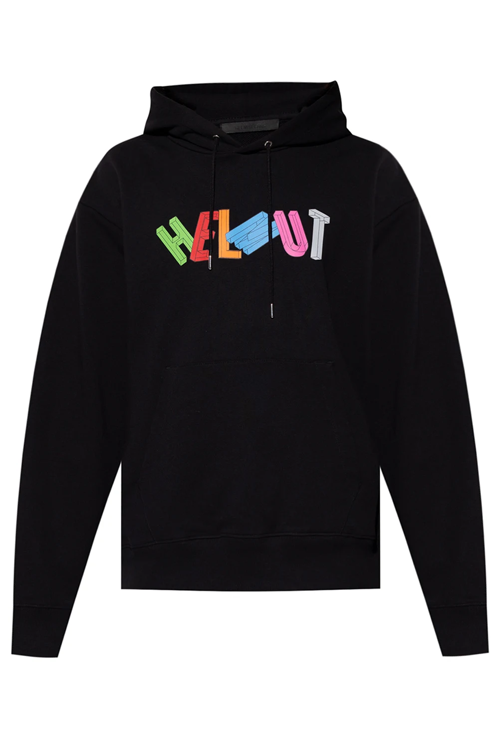 BLACK Hoodie with logo