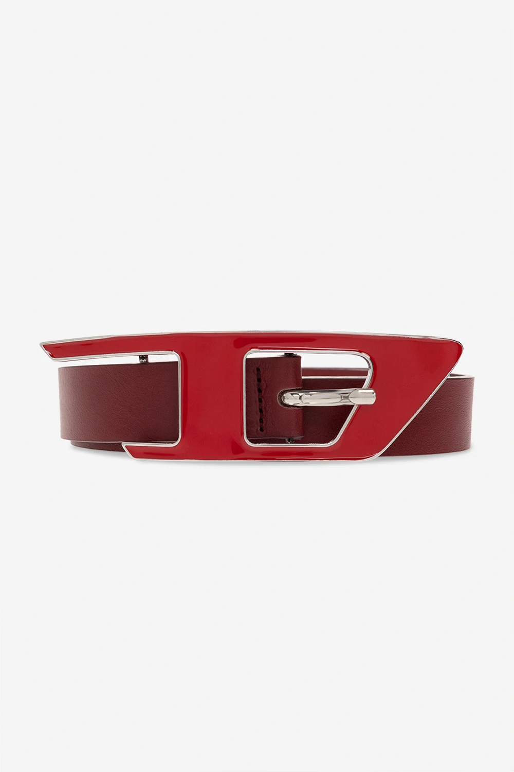 BURGUNDY Belt bag with logo