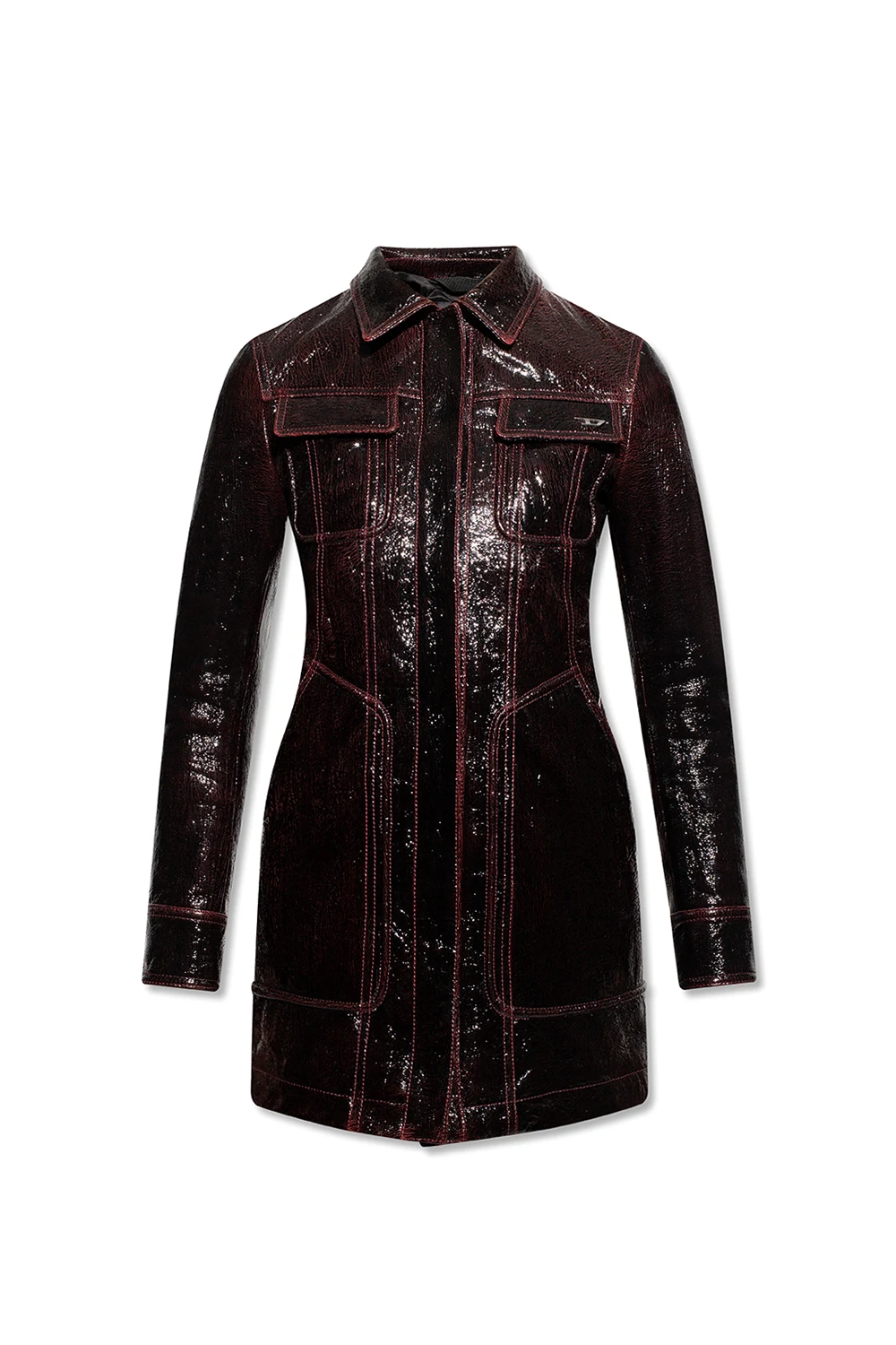 BLACK ‘Vinaccia’ leather jacket