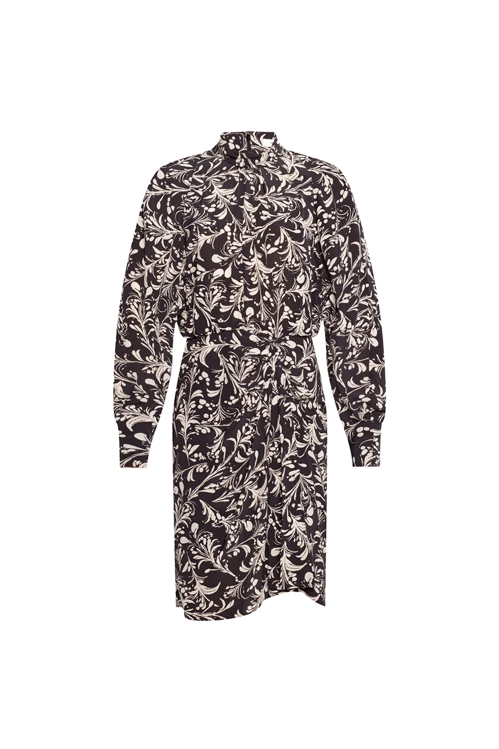 Floral-motif dress