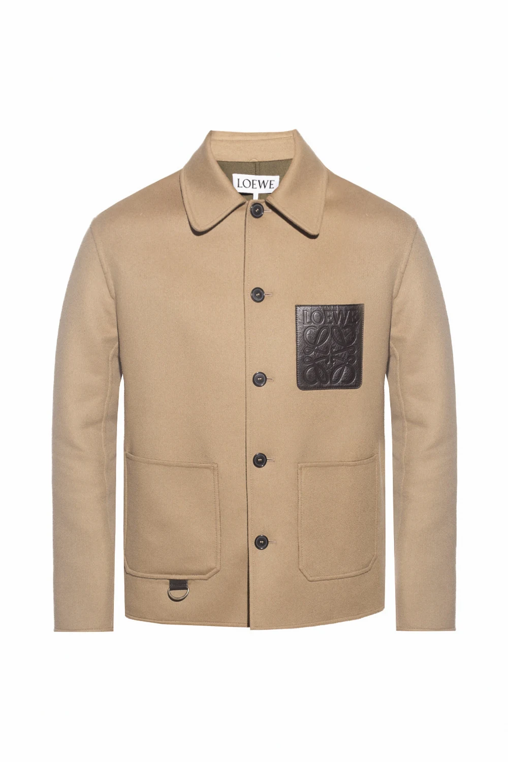 beige Jacket with logo