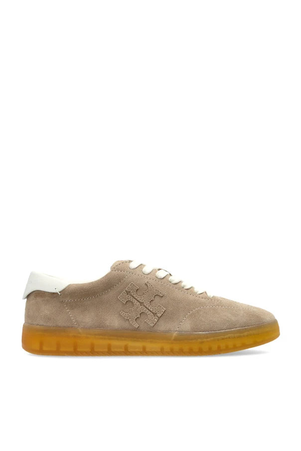 BEIGE Sportliche Schuhe aus Veloursleder